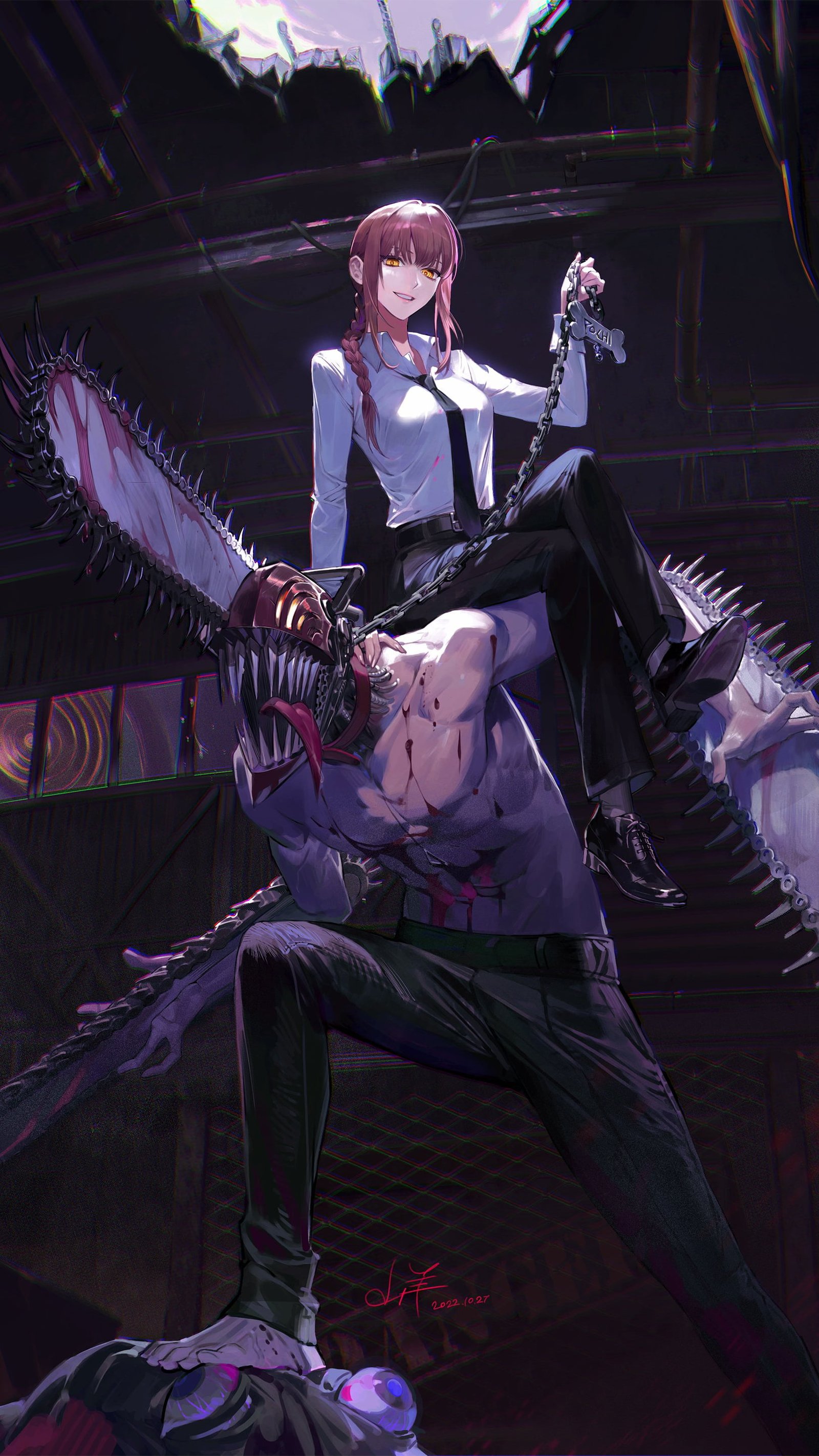2 image about Chainsaw Man anime miniatura