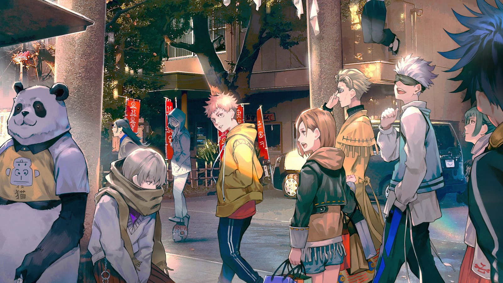 First collage image about Jujutsu Kaisen anime miniatura